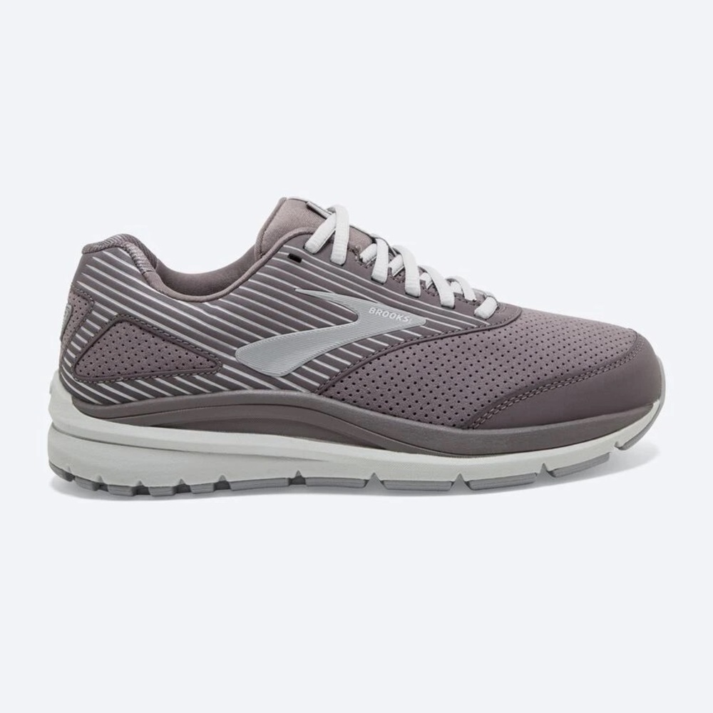 Brooks Women’s Addiction Walker Suede Size 11 (2E) Double Wide NEW Alloy/Oyster